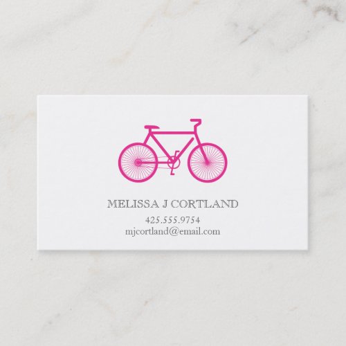 Bicycle Calling Card