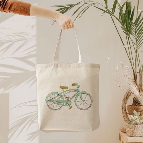 Bicycle Canvas Tote Bag