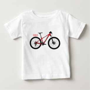 Bicycle cartoon illustration baby T-Shirt