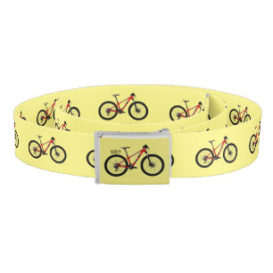 Bicycle cartoon illustration belt