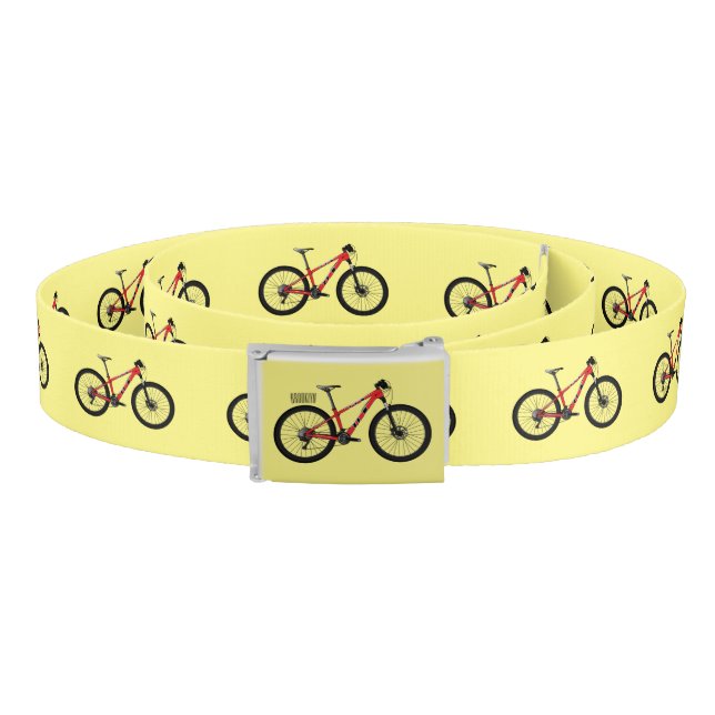 Bicycle cartoon illustration belt (Coil)