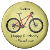Bicycle cartoon illustration chocolate covered oreo (Front)