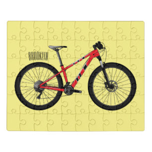 Bicycle cartoon illustration jigsaw puzzle
