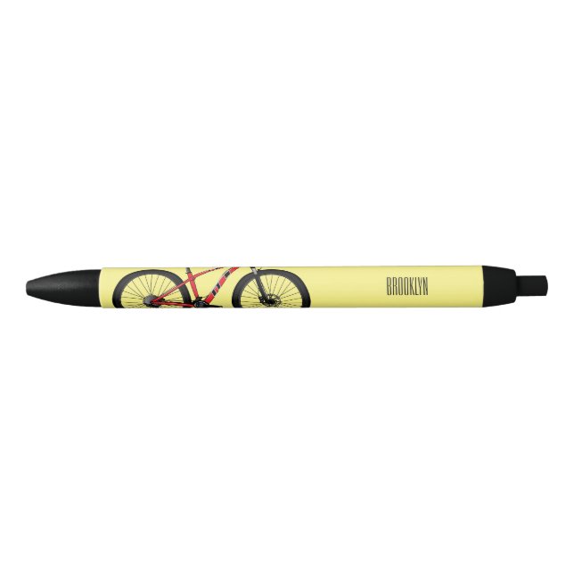 Bicycle cartoon illustration pen (Front)