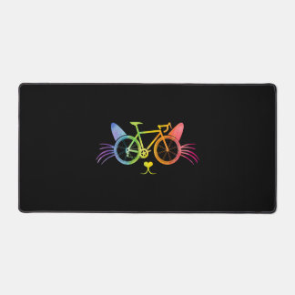 Bicycle Cat Lgbt Desk Mat