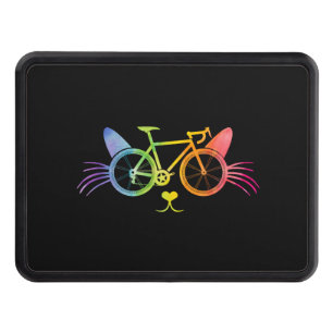 Bicycle Cat Lgbt Hitch Cover