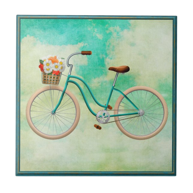 Bicycle Ceramic Tile (Front)