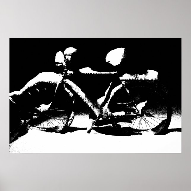 Bicycle close-up graphic poster (Front)