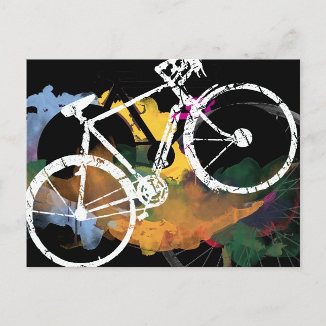 Bicycle COOL Postcard (Front)