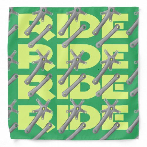 Bicycle Cranks illustration Crankset Bandana