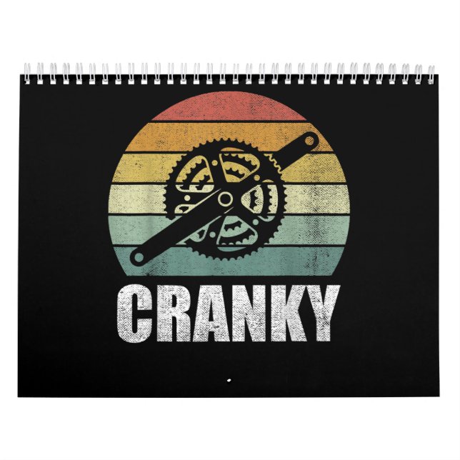 Bicycle Cranky Gifts  Cycling Lovers Cranky Calendar (Cover)