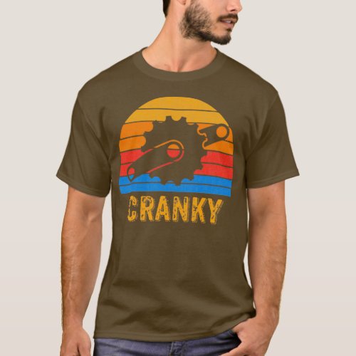 Bicycle Cranky Retro Gift For Cycling Lovers 3 T_Shirt