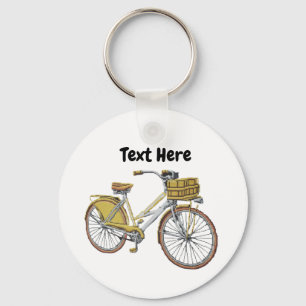 Bicycle Custom NAME Keychain