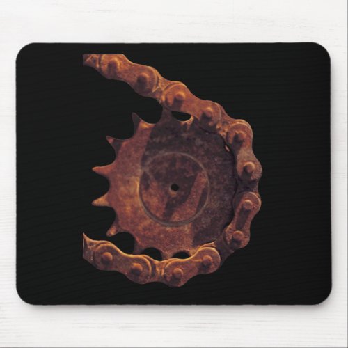 Bicycle Cycle Bicycling Cycling Chain Gear Mouse Pad