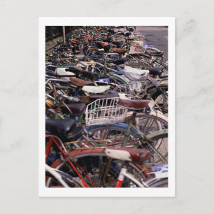 Bicycle Cycle Bicycling Cycling Venice Italy Postcard