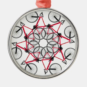 Bicycle cycle metal ornament