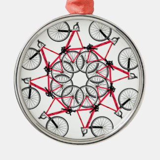 Bicycle cycle metal ornament