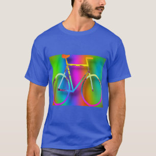 Bicycle Cycling Bike Royal Blue T-Shirt