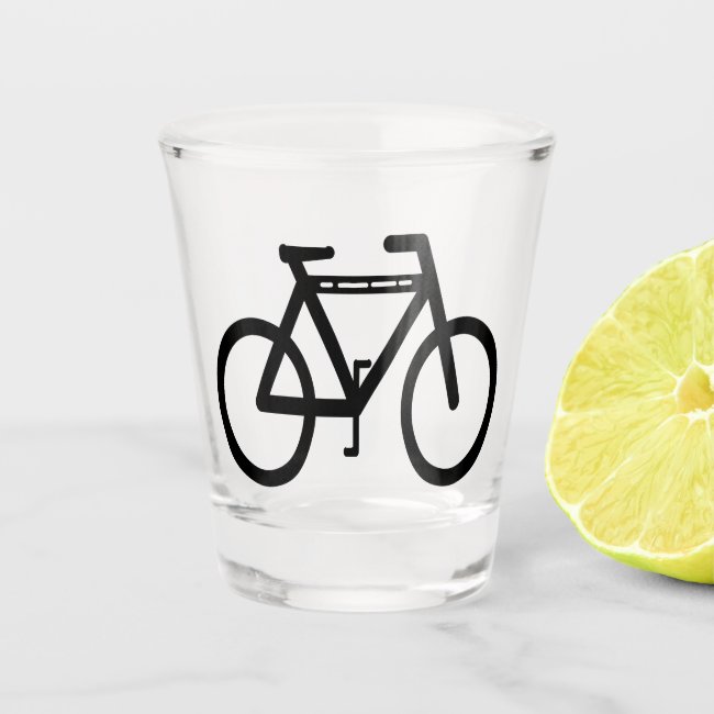 Bicycle Cycling Sports Shot Glass
