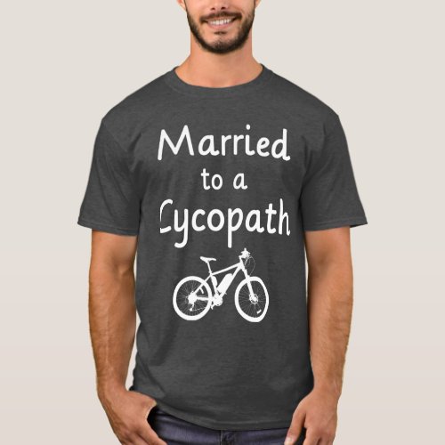 Bicycle Cyclist  Married Couple Cycling T_Shirt