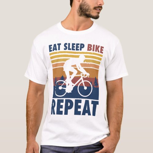 Bicycle Cyclist Saying Short sleeved Racing Bike C T_Shirt