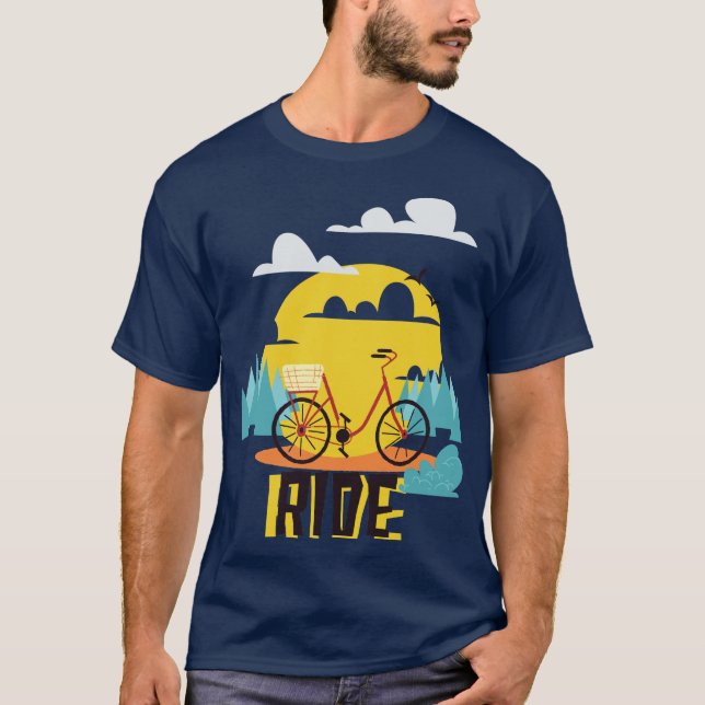 Bicycle Cyclist T-Shirt (Front)