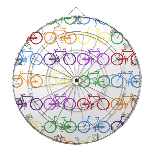 bicycle dartboard with darts (Front)