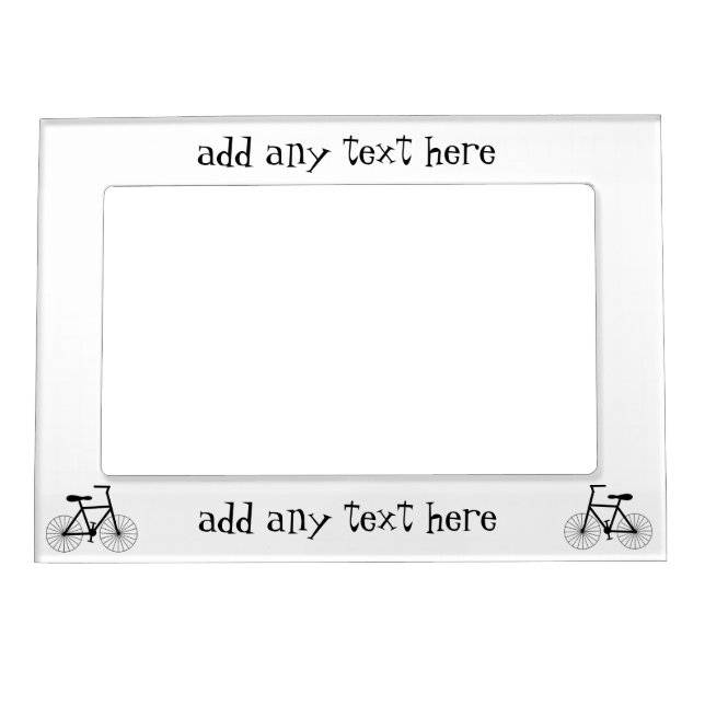 Bicycle Design Magnetic Picture Frame (Front)