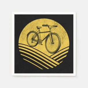 Bicycle design napkins