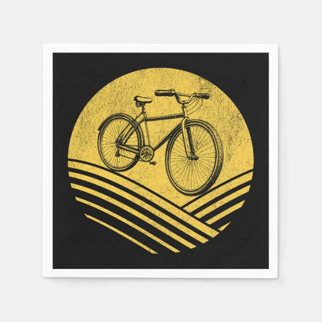 Bicycle design napkins (Front)