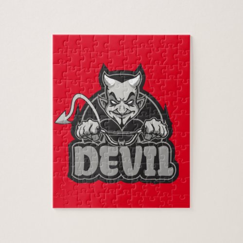 Bicycle Devil Jigsaw Puzzle