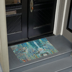 Bicycle doormat rug