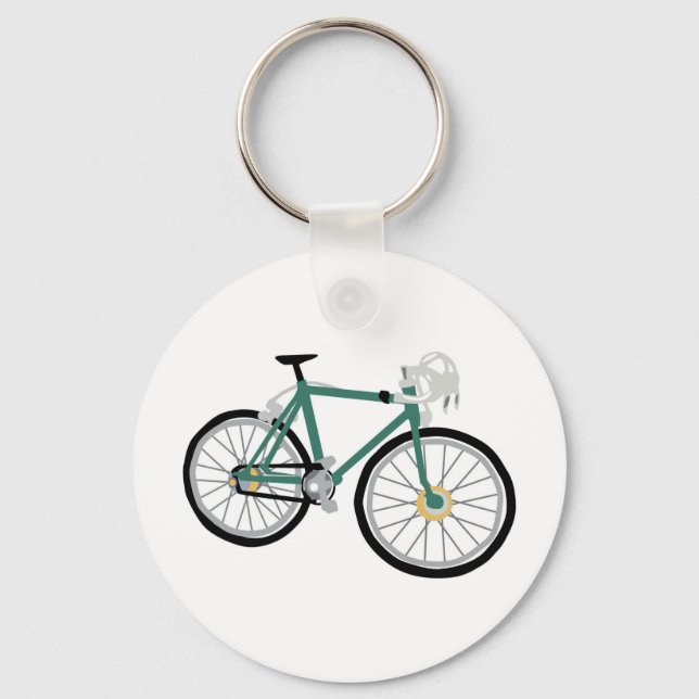Bicycle drawing keychain (Front)