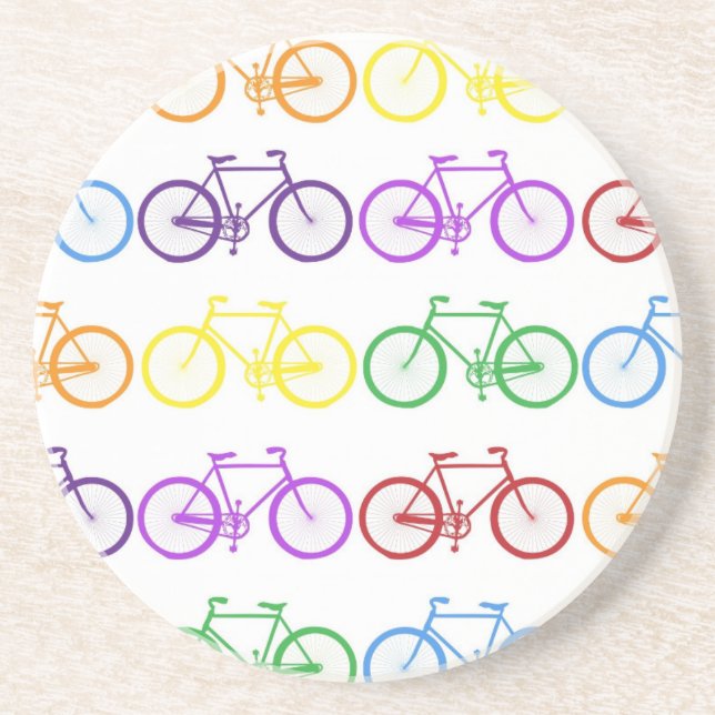 bicycle drink coaster (Front)