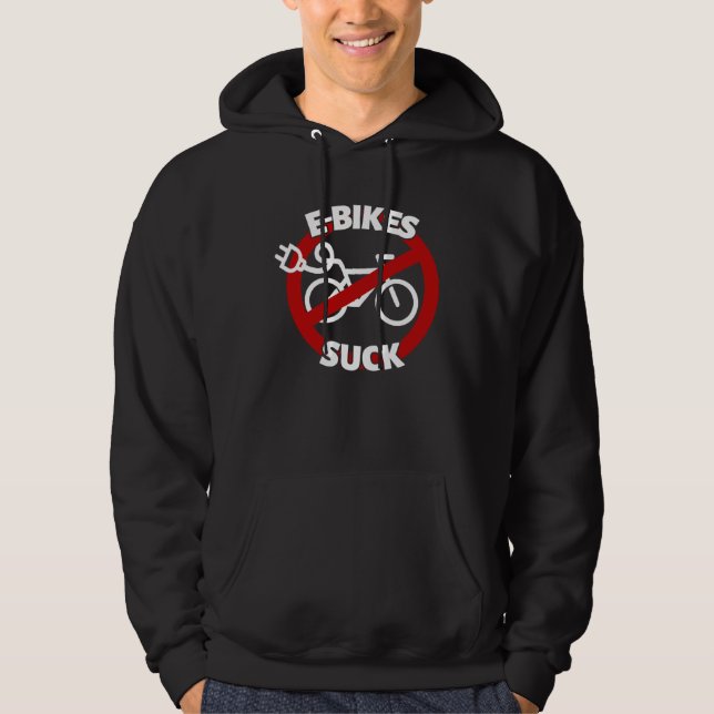 Bicycle E Bike Cyclist Racing Bike BMX Bikes E Bik Hoodie (Front)