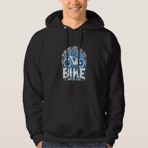 Bicycle Electric Bicycle Saying Motif Cycling E Bi Hoodie