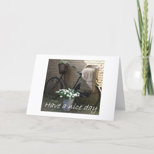 BICYCLE FANS BIRTHDAY CARD