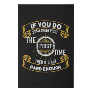 Bicycle - First time is not hard enough Faux Canvas Print