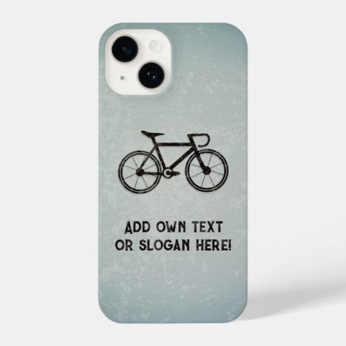 Bicycle for Racing and Road _ your slogan or name iPhone 14 Case