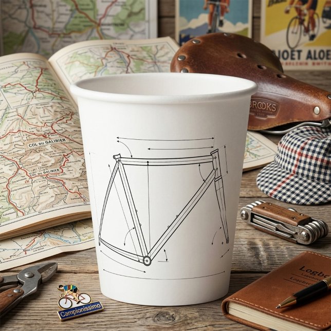 Bicycle Frame Geometry Diagram  Paper Cups (Creator Uploaded)