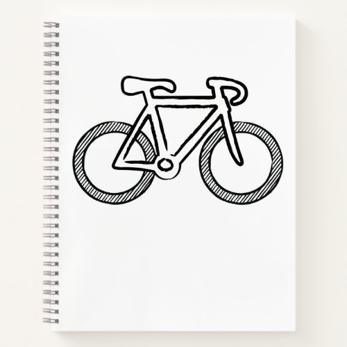 Bicycle Freehand Drawing Notebook