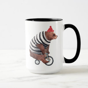 Bicycle Fun Bear Mug