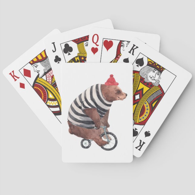 Bicycle Fun Bear Poker Cards (Back)