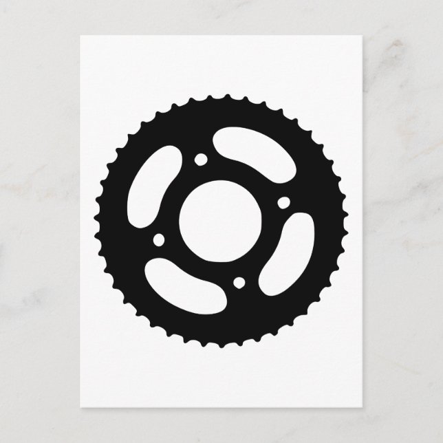 Bicycle gear postcard (Front)