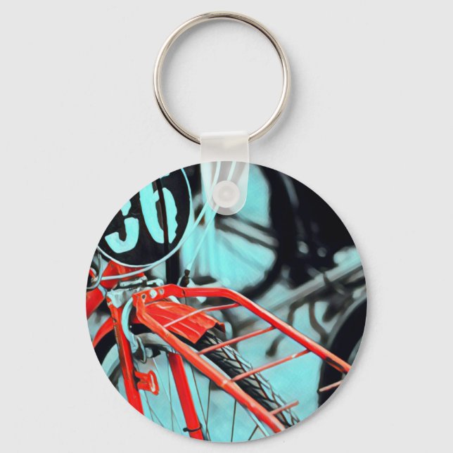 Bicycle gifts for her keychain (Front)