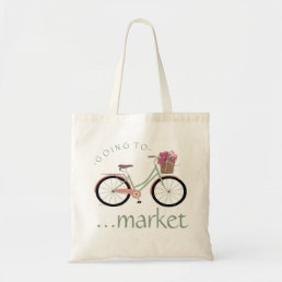 Bicycle - Going To Market Tote Bag