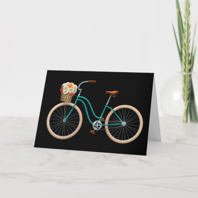 Bicycle Greeting Card (Front)