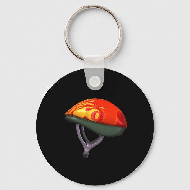 Bicycle Helmet Keychain (Front)