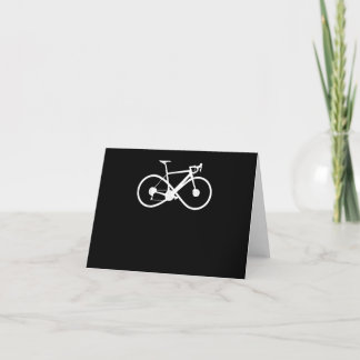 Bicycle Infinity Road Bike Racing Cycling Cyclist Letterpress Thank You Card