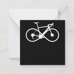 Bicycle Infinity Road Bike Racing Cycling Cyclist Note Card